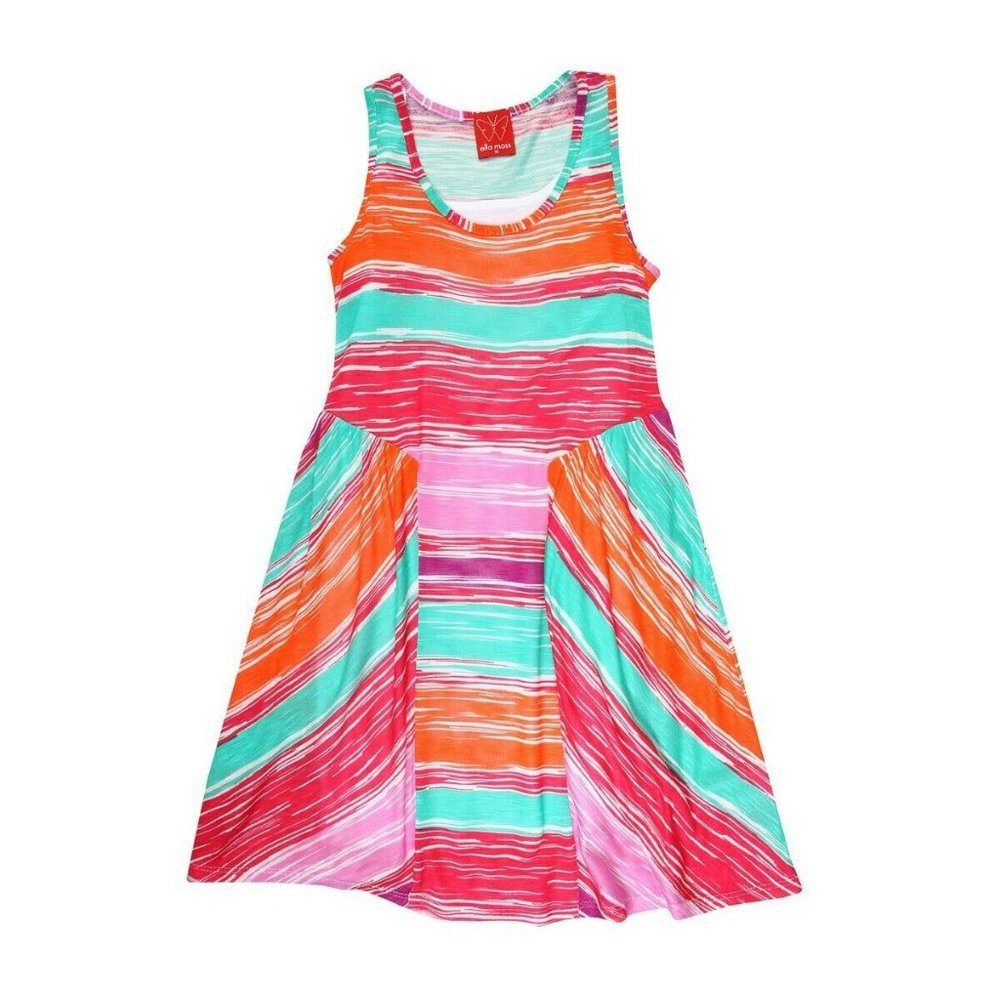 Ella Moss Girls Size 12 Multi Color Sleeveless Dress